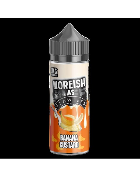 Moreish as Flawless Banana Custard 0mg 100ml Short Fill E-Liquid