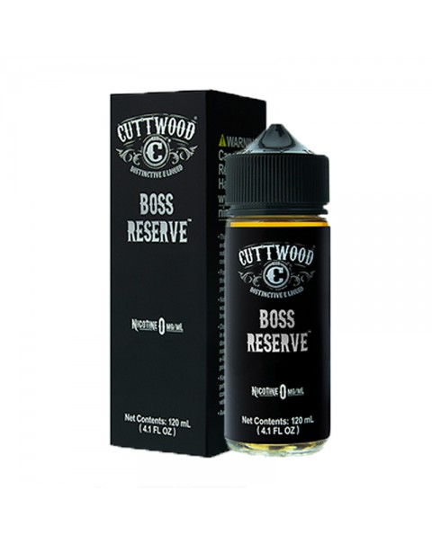 Cuttwood Boss Reserve 0mg 100ml Short Fill E-Liquid