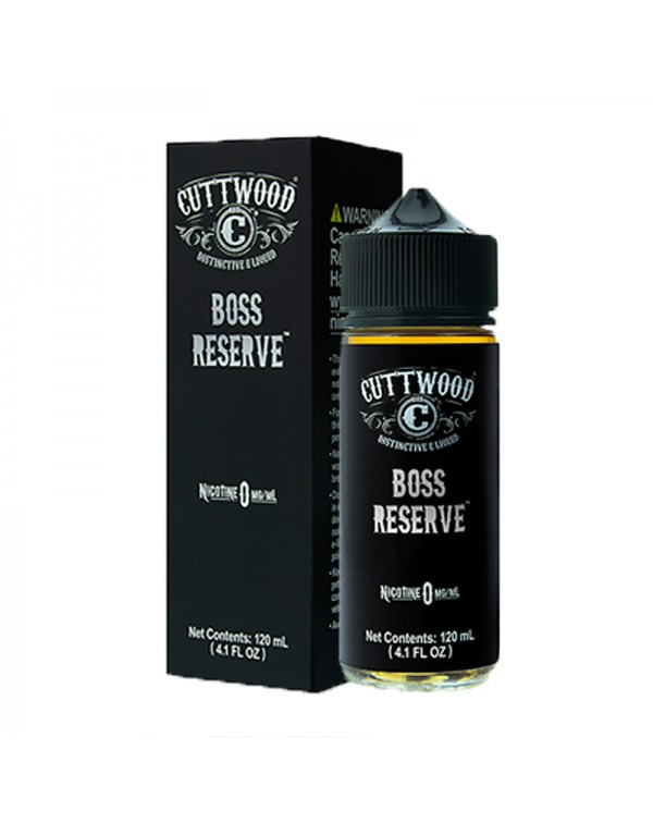 Cuttwood Boss Reserve 0mg 100ml Short Fill E-Liqui...