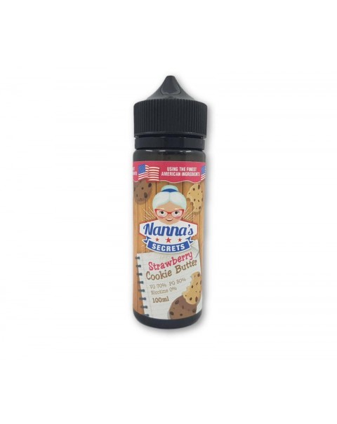 Nanna's Secret Strawberry Cookie Butter E-liquid Short Fill