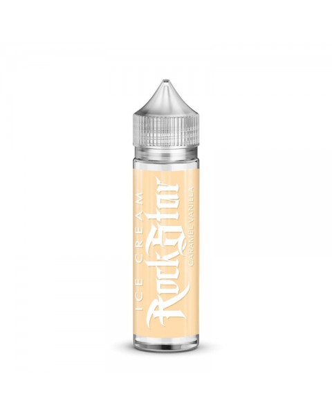 Rockstar Ice Cream Caramel Vanilla E-liquid 50ml Short Fill