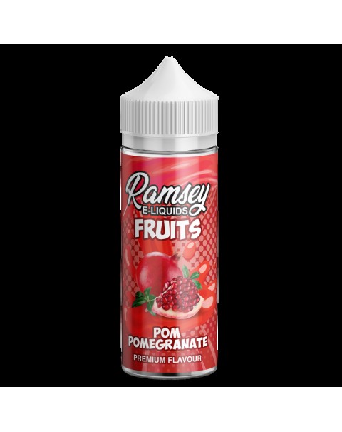 Ramsey E-Liquids Fruits Pom Pomegranate 0mg 100ml Short Fill E-Liquid