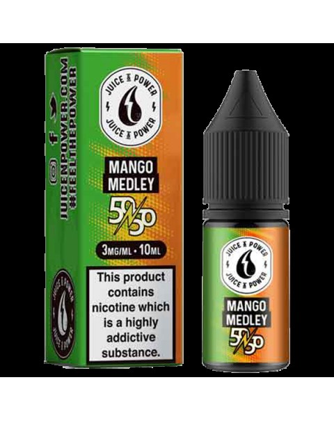 Juice N' Power 50:50 Mango Medley 10ml E-Liquid