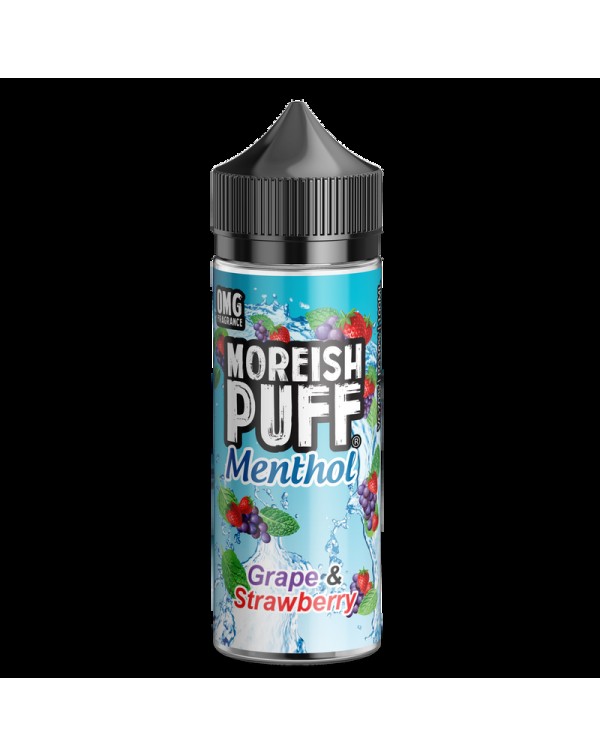 Moreish Puff Menthol Grape & Strawberry 0mg 10...