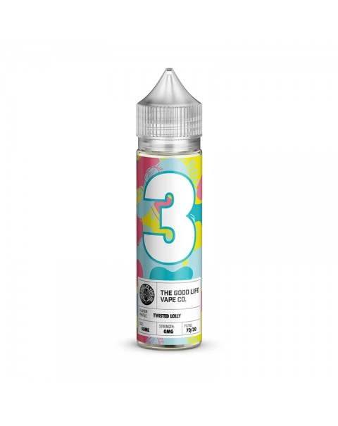 The Good Life Vape Co. No.3 Twister Lolly 0mg 50ml Short Fill E-Liquid