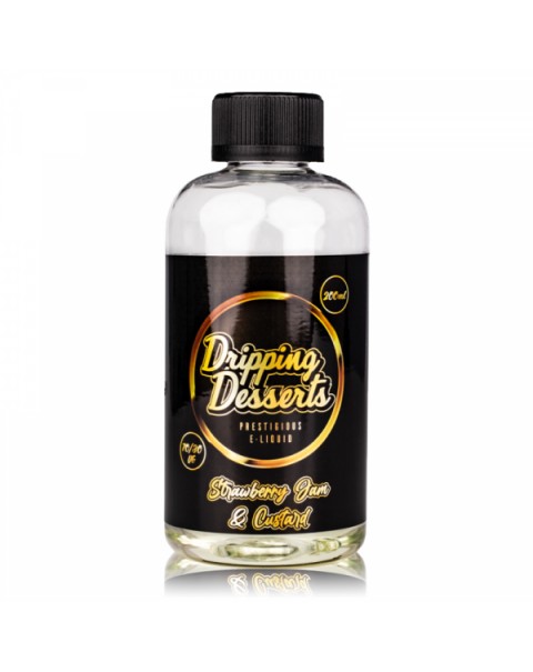 Dripping Desserts Strawberry Jam & Custard 0mg 200ml Short Fill E-Liquid