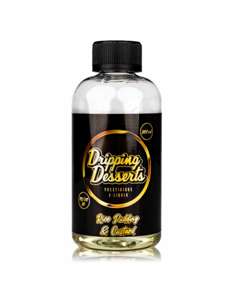 Dripping Desserts Rice Pudding & Custard 0mg 200ml Short Fill E-Liquid