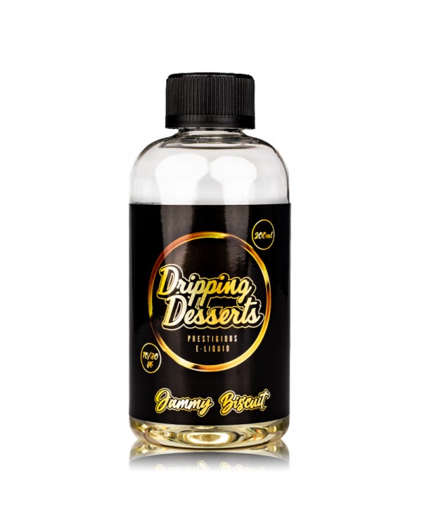 Dripping Desserts Jammy Biscuit 0mg 200ml Short Fi...