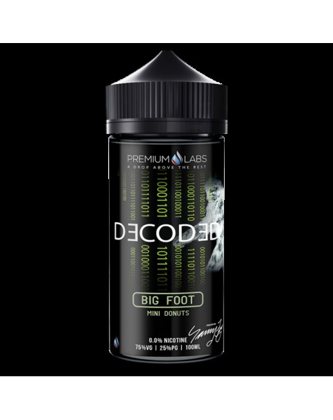 Premium Labs Decoded: Big Foot E-liquid 100ml Short Fill