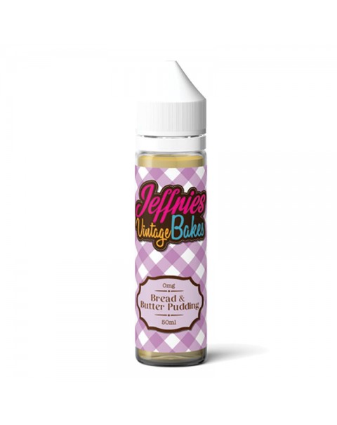 Jeffries Vintage Vapes Bread and Butter Pudding E-liquid 50ml Short Fill