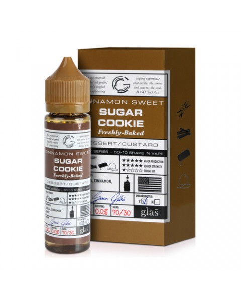 Glas Cinnamon Sweet Sugar Cookie E-liquid 50ml Short Fill