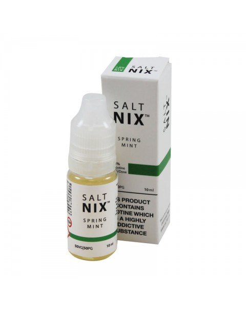 Salt Nix Spring Mint 18mg 10ml Nic Salt E-Liquid