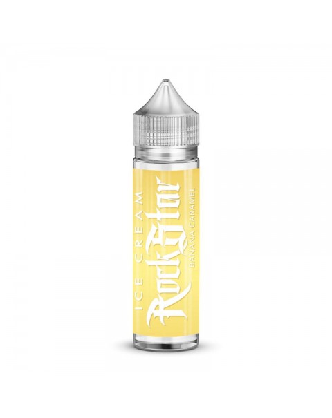 Rockstar Ice Cream Banana & Caramel E-Liquid 50ml Short Fill