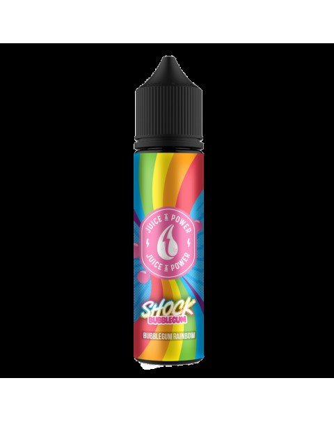 Juice N Power Shock Bubblegum E-Liquid 50ml Short Fill