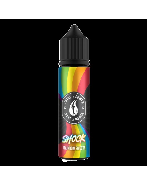 Juice N Power Shock Rainbow E-Liquid 50ml Short Fill