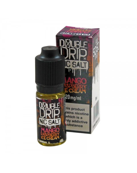 Double Drip Mango Raspberry Ice Cream Nic Salt 10ml