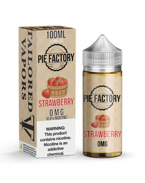 Strawberry - Pie Factory By Tailored Vapors 0mg E-Liquid - 100ml