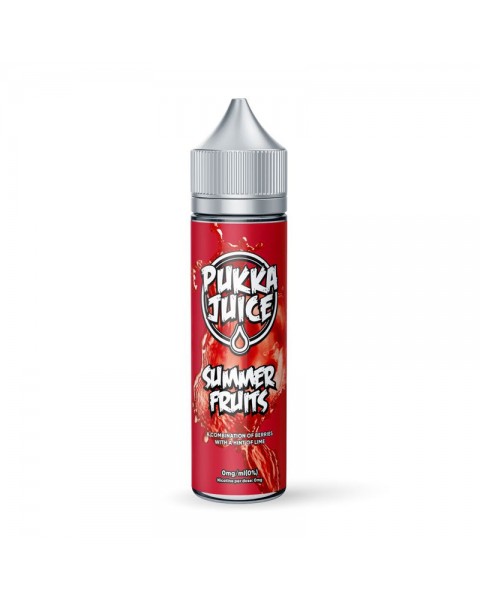 Pukka Juice Summer Fruits E-Liquid 0mg Shortfill 50ml