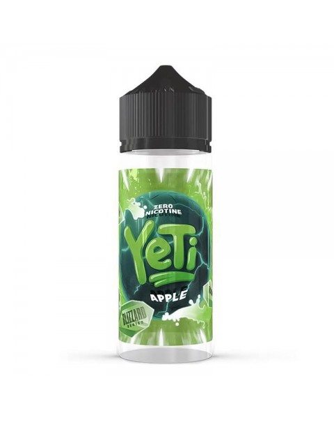 Yeti Blizzard Apple 0mg 100ml Short Fill E-Liquid