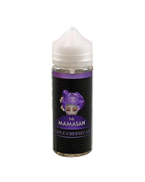 The Mamasan Purple Cheesecake E-Liquid 100ml Short Fill