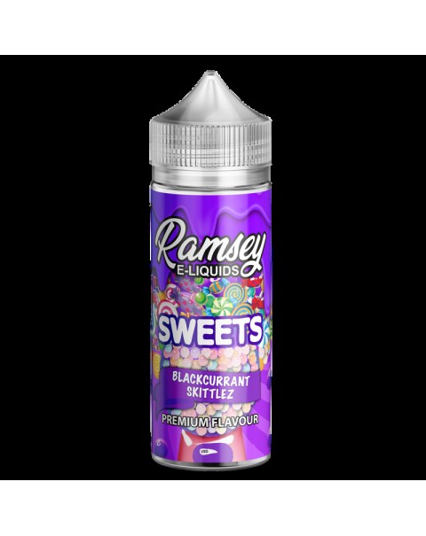 Ramsey E-Liquids Sweets Blackcurrant Skittlez 0mg 100ml Short Fill E-Liquid