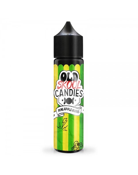 Old Skool Candies:  Pineapple Kubes 0mg 50ml Short Fill E-Liquid