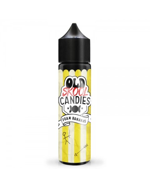 Old Skool Candies: Foam Bananas 0mg 50ml Short Fill E-Liquid