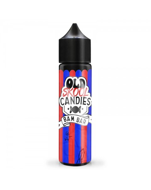 Old Skool Candies: Bam Bar 0mg 50ml Short Fill E-Liquid