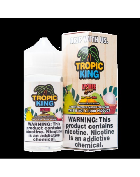 Drip More Tropic King: Lychee Luau E-Liquid 100ml Short Fill