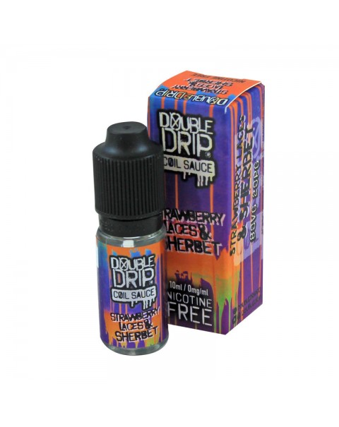 Double Drip Strawberry Laces & Sherbet E-Liquid 10ml