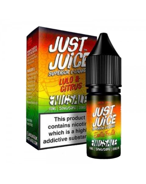 Just Juice Exotic Fruits: Lulo & Citrus Nic Salt 10ml