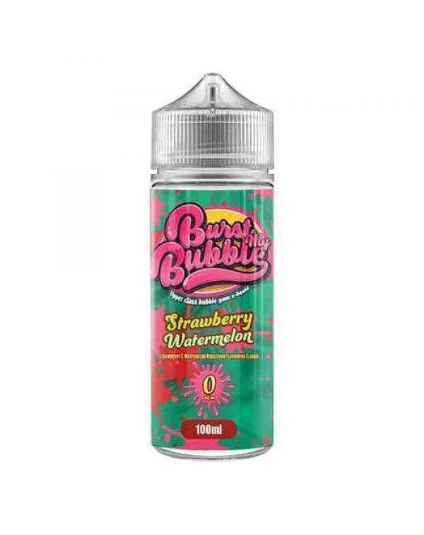 Burst My Bubble Strawberry Watermelon 0mg 100ml Sh...