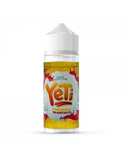 Yeti Ice Cold Pineapple Grapefruit 0mg 100ml Short Fill E-Liquid