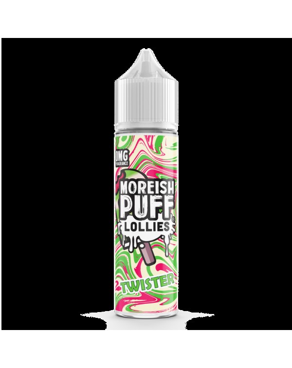 Moreish Puff Lollies Twister 0mg 50ml Short Fill E...