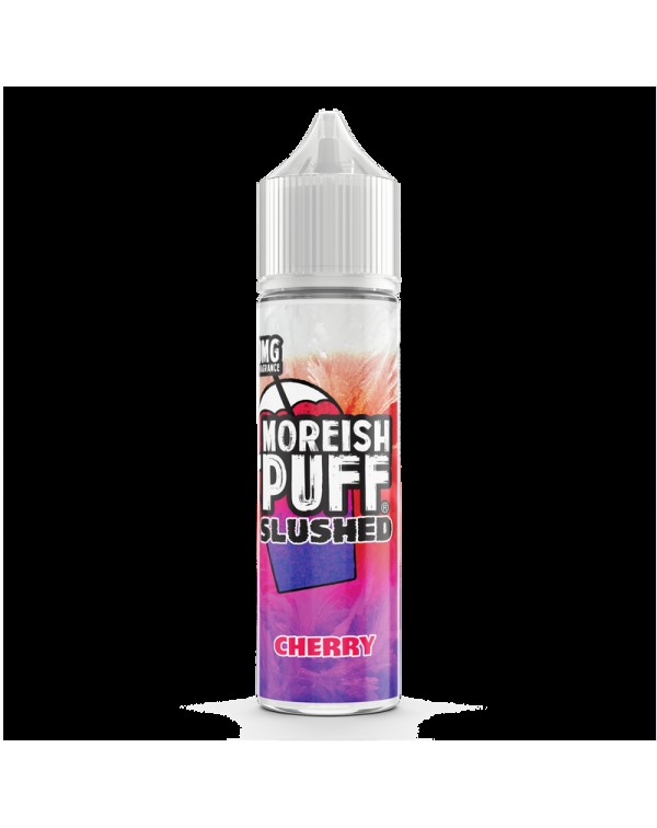 Moreish Puff Slushed Cherry 0mg 50ml Short Fill E-...