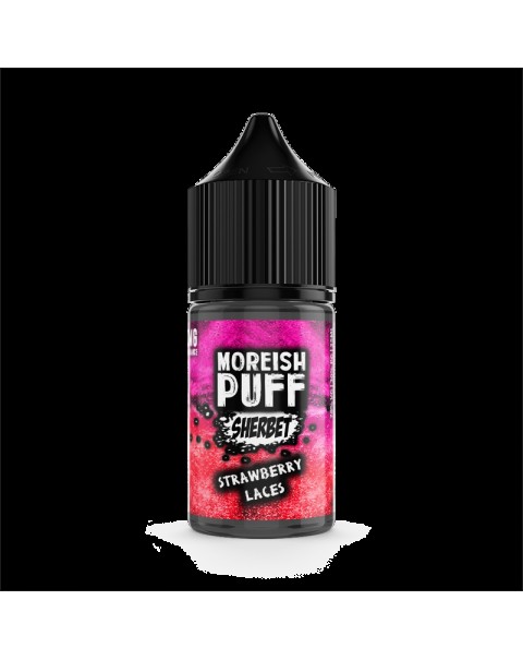 Moreish Puff Sherbet Strawberry Laces 0mg 25ml Short Fill E-Liquid