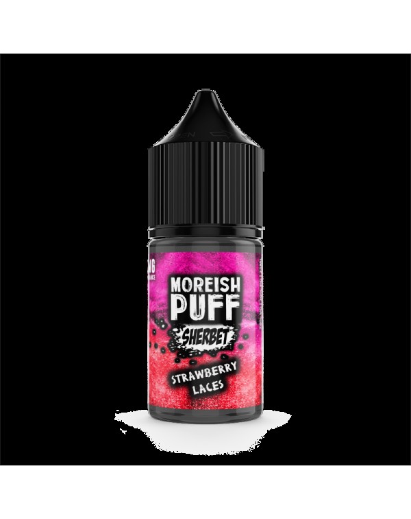 Moreish Puff Sherbet Strawberry Laces 0mg 25ml Sho...