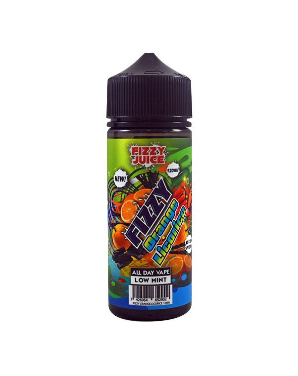 Fizzy Juice Orange Licorice 0mg 100ml Short Fill E...