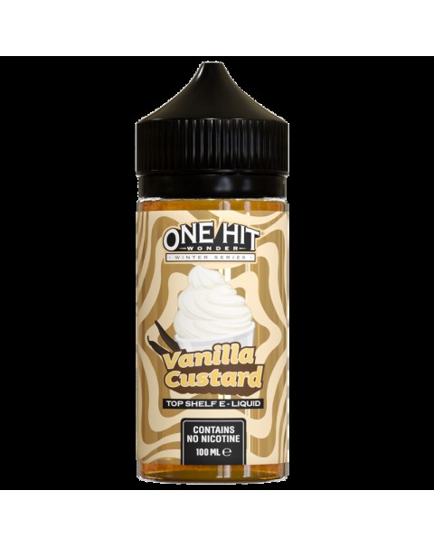 One Hit Wonder Vanilla Custard 0mg 100ml Short Fill E-Liquid