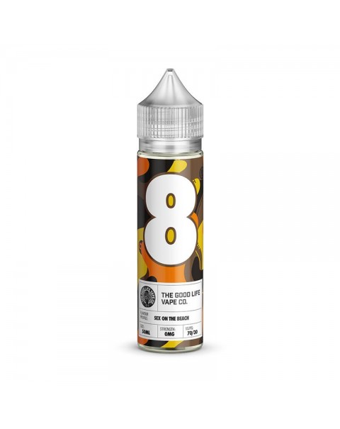 The Good Life Vape Co. No. 8 Sex on the Beach 0mg 50ml Short Fill E-Liquid