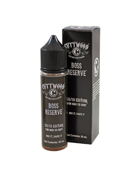 Cuttwood Boss Reserve E-Liquid 50ml Short Fill