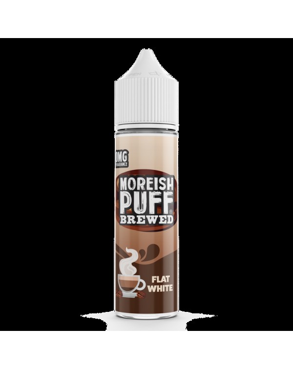 Moreish Puff Brewed Flat White 0mg 50ml Short Fill...