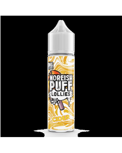 Moreish Puff Lollies Cider 0mg 50ml Short Fill E-Liquid