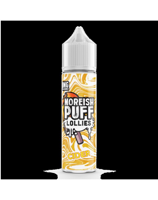 Moreish Puff Lollies Cider 0mg 50ml Short Fill E-L...