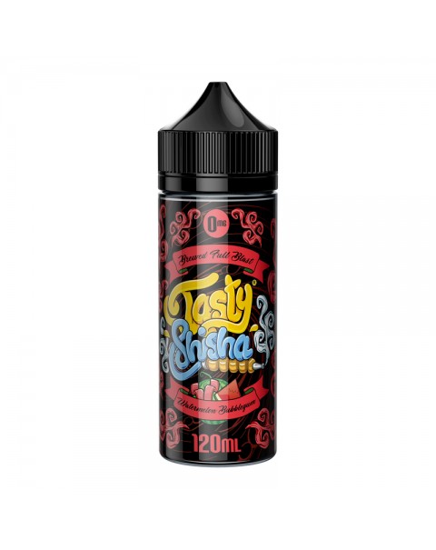 Tasty Fruity Shisha: Watermelon Bubblegum Shisha 0mg 100ml Short Fill E-Liquid