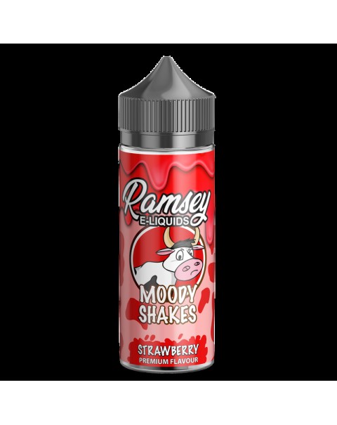 Ramsey E-Liquids Moody Shakes Strawberry 0mg 100ml Short Fill E-Liquid