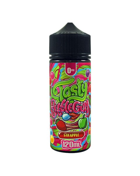 Tasty Fruity Bubblegum: Strapple 0mg 100ml Short Fill E-Liquid