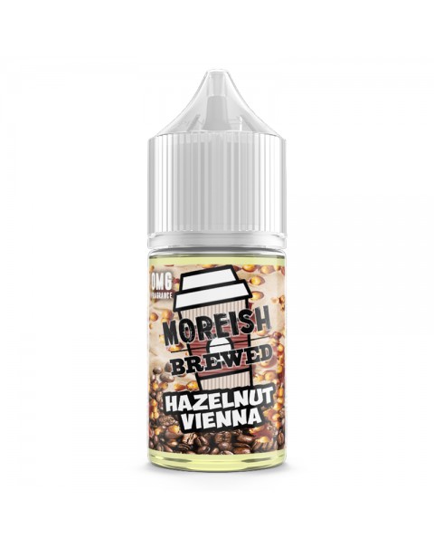 Moreish Puff Brewed Hazelnut Vienna 0mg 25ml Short Fill E-Liquid