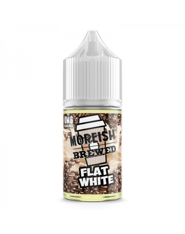 Moreish Puff Brewed Flat White 0mg 25ml Short Fill...