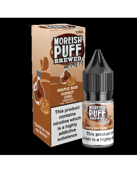 Moreish Puff Salts Maple Bar Donut 10ml Nic Salt